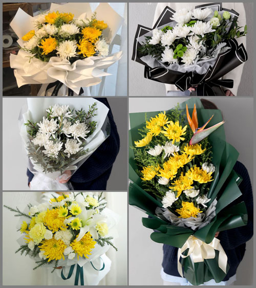 河南南阳社旗县饶良镇黄桥村白事花束代送